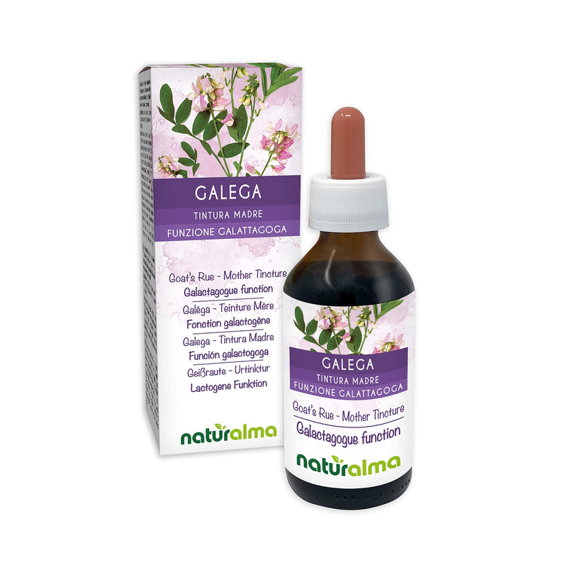 Goat’s rue (Galega officinalis) herb with Flowers Alcohol-Free Mother Tincture Naturalma | Liquid Extract Drops 100 ml | Food Supplement | Vegan 100 ml (Pack of 1) - NewNest Australia