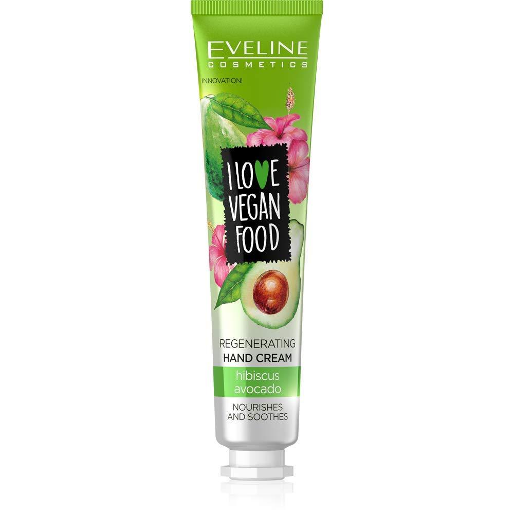 Eveline Cosmetics Ich Liebe Vegan Food Regenerating Hand Cream Avocado & Hibiscus 50 ml - NewNest Australia