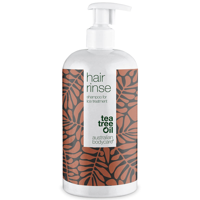 Australian Bodycare Hair Rinse 500ml - Shampoo After Treatment for lice | Tea Tree Oil Treatment Shampoo with 100% Pure Tea Tree Oil 500 ml (Pack of 1) - NewNest Australia