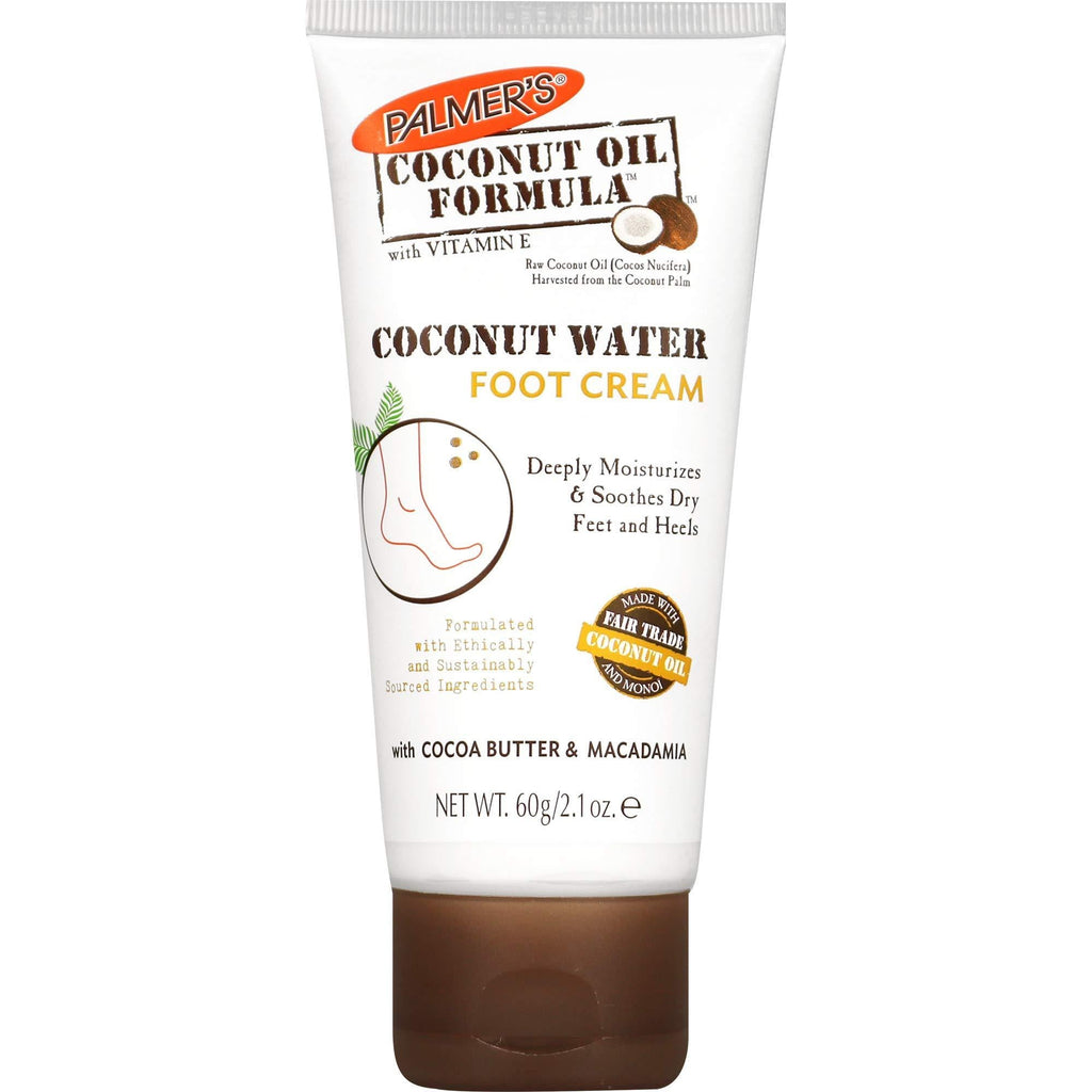 Palmers coconut oil water foot cream 60g (3580-6) - NewNest Australia