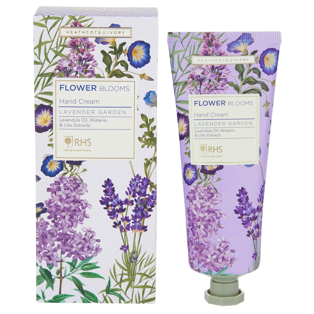 RHS Beauty Flower Blooms Lavender Garden Shea Butter & Glycerin Scented Everyday Hand Cream 100ml - NewNest Australia