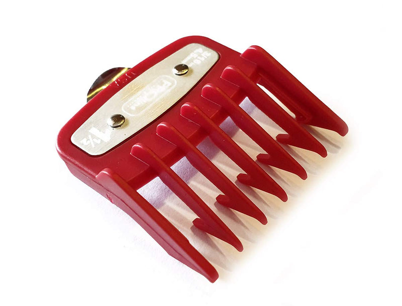 Professional Line Attachment Comb With Metal Fitting 1½ Cutting Guide 1.5 4.5mm in RED, Fit - Super Taper, Chromepro, Balding, Magic 5 Star and other standard full sized clippers - NewNest Australia