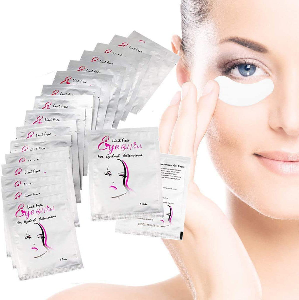 Eye Gel Pads, 60 Pairs Eyelash Extension Pads Lints Free, Facials, Under Eye Gel Pads For Pro Salon and Individual Eyelash Extension. - NewNest Australia