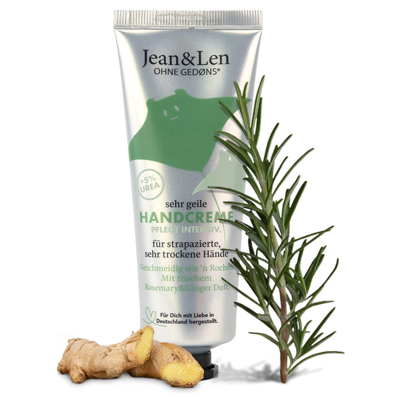 Jean & Len Very cool Urea Rosemary / Ginger Hand Cream 75 ml Rosemary & Ginger - NewNest Australia