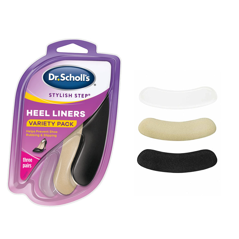 Dr. Scholl's Foam Heel Liners Helps Prevent Uncomfortable Shoe Rubbing at The Heel and Helps Prevent Shoe Slipping for Shoes That are Too Big, 3 Pair 3 Pairs (Variety) - NewNest Australia