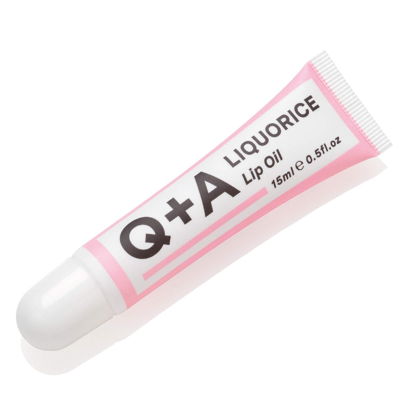 Q+A Liquorice Lip Oil. A hydrating, healing and plumping lip oil. 15ml/0.5fl.oz - NewNest Australia