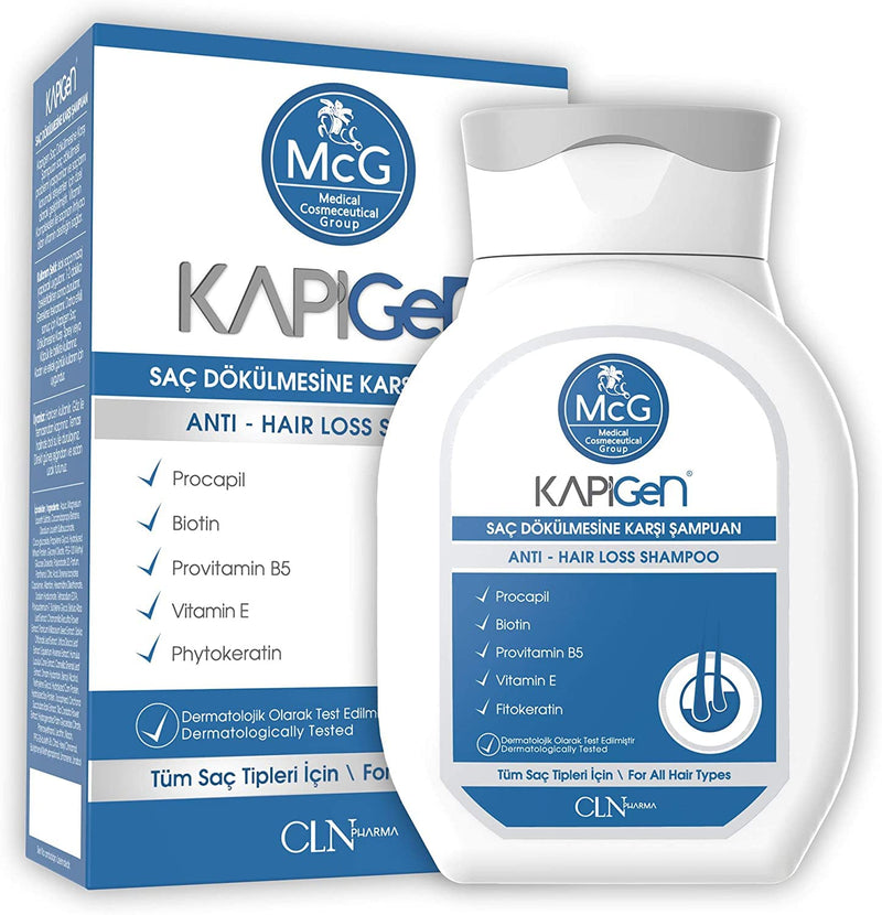 McG KAPIGEN Anti Hair Loss Shampoo - DHT Blocker, Growth, PROCAPIL, Vegan, Biotin, Natural, Organic | NO Minoxidil, Finasterid | Sulphate, SLS, SLES, Paraben, Cruelty FREE | Treatment for Men & Women - NewNest Australia