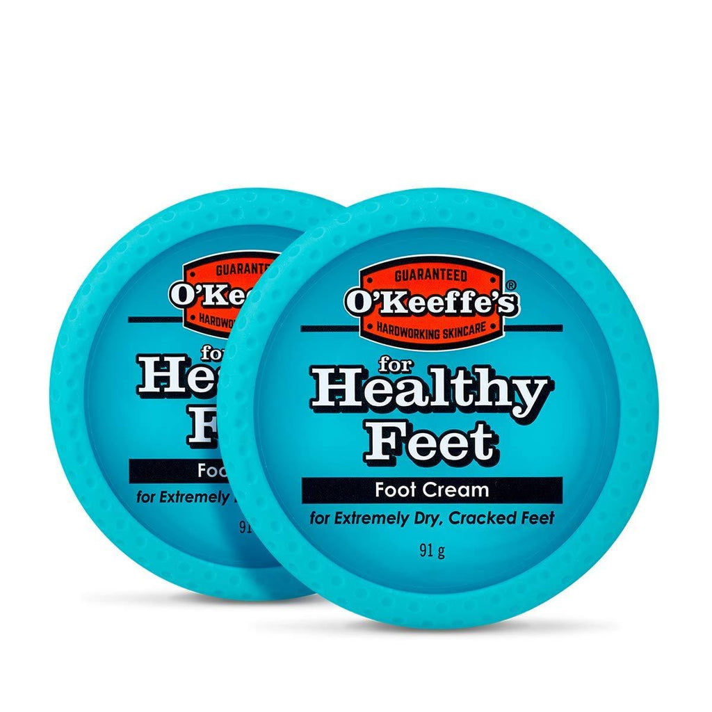 O'Keeffe's Healthy Feet Jar 91g (2 Pack) 91 g (Pack of 2) - NewNest Australia