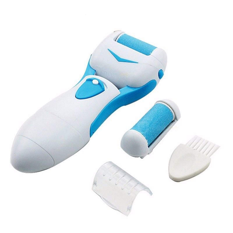 True Face Foot Files Pedicure Roller File Feet Care Hard Dry Skin Remover Electric Callus Battery Operated White - NewNest Australia