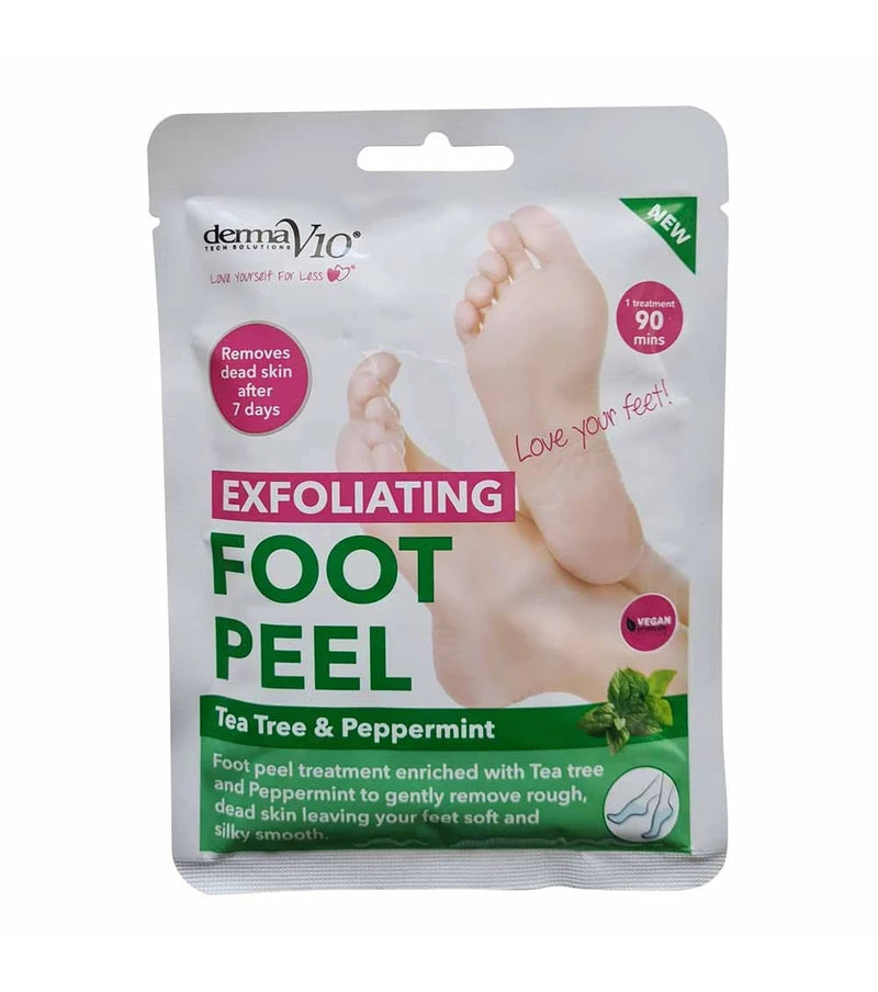 Derma V10, mix Exfoliating Foot Peel Tea Tree and Peppermint - NewNest Australia