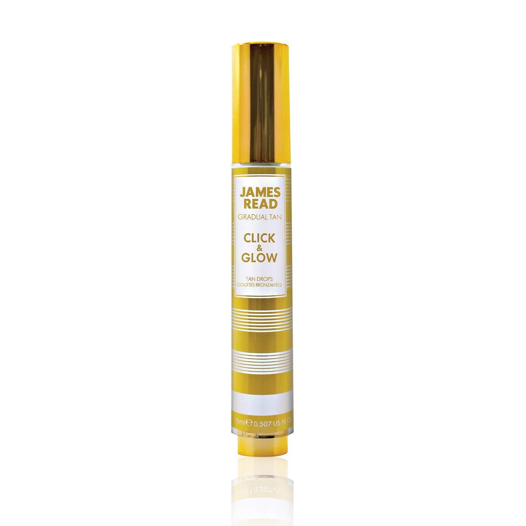 James Read Gradual Tan - Click & Glow Tan Drops 15ml, On-the-Go, Daily, Custom Tanning Booster & Extender, Easy to apply, Travel friendly, Vitamin E, Aloe Vera, Hyaluronic Acid, For all skin tones - NewNest Australia