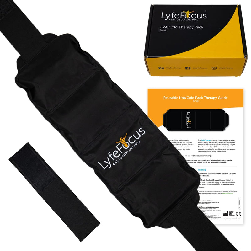 LyfeFocus Premium Multi-Use Reusable Hot & Cold Ice Compression Gel Pack – Adjustable Extension Strap for Shoulder, Leg & Back Pain Relief: Microwaveable & Freezable Wrap for Heat/Ice Injury Therapy - NewNest Australia