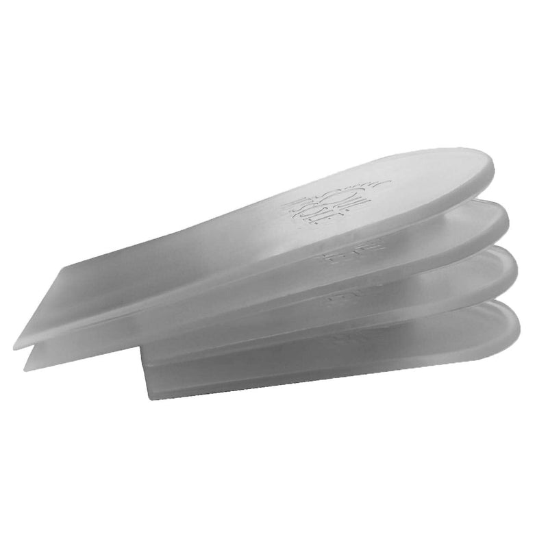 Soul Insole Heel Lift Inserts for Women and Men - 4 pcs Stackable Gel Heel Cushions – Premium Heel Lifts for Leg Length Discrepancy – Washable and Reusable Pads, Easy Application – (Large) Large: UK Women 10.5+ | UK Men 9.5+ | EU: 42.5+ - NewNest Australia