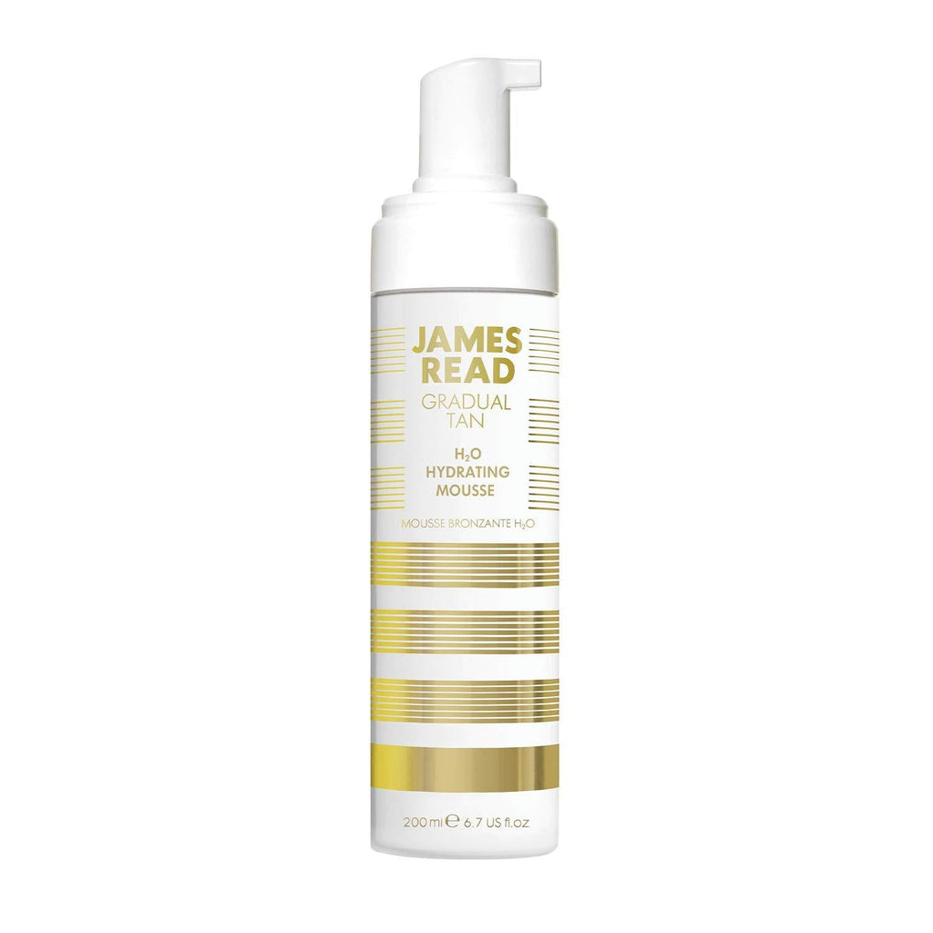 James Read Tan H2O Hydrating Tanning Mousse 200ml - Natural Glow, Rejuvenating & Moisturising, Infused with fruit waters, nutrients and vitamins, Long-lasting results, For all skin types - NewNest Australia