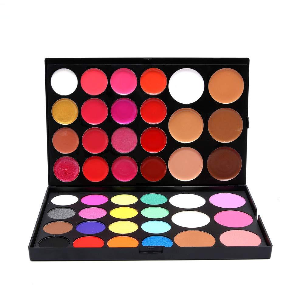 Pro 44 Colors Eyeshadow All In One Makeup Palette Cosmetic Contouring Kit Combination with Blusher/Concealer and Lip Gloss #3 - Ideal for Professional and Daily Use - NewNest Australia