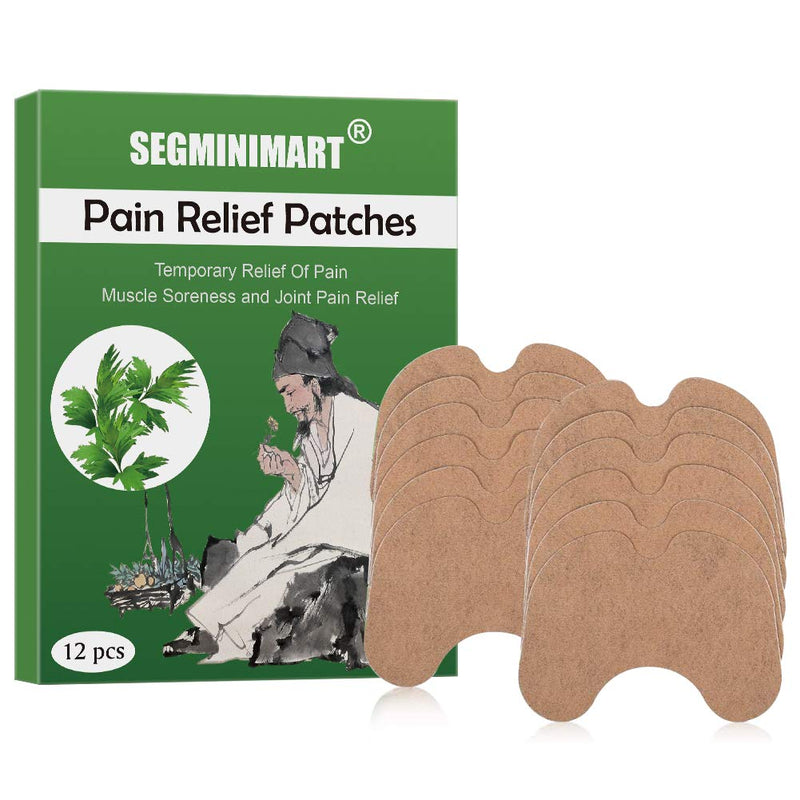 Pain Relief Patchs, Knee Pain Relief Patch, Knee Pain Paste Wormwood Sticker, Pain Relieving for Back Pain, Neck Pain, Shoulder Pain, Knee Pain, Muscle Soreness, Up to 12 Hours of Pain Relief - NewNest Australia