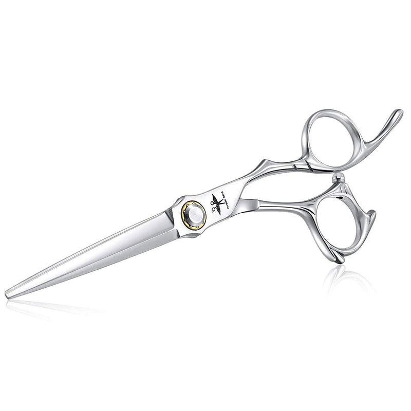 Hairdressing Scissors 6 Inch Hairdresser Scissors Professional Salon Barber Scissors Japanese Stainless Steel Hair Cutting Scissors for Men Women Children A-6"-Shear - NewNest Australia