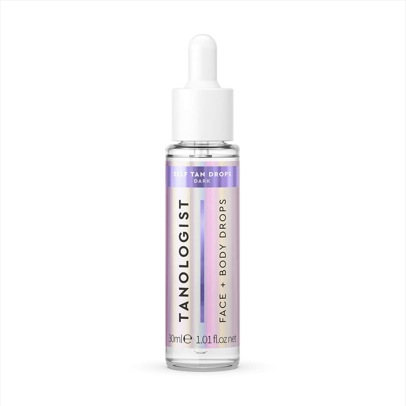 Tanologist Fake Tan Drops Dark (30 ml) Add Self Tanning Drops to Skin Care For Sensitive Skin Dermatologist Approved Clean Ingredients & Vegan - NewNest Australia