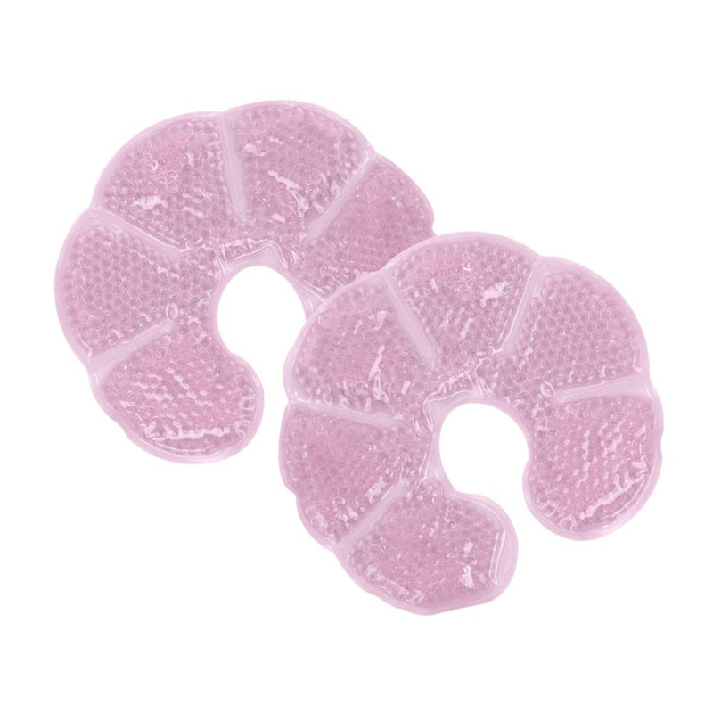 NEWGO®Breast Ice Pack Breastfeeding Gel Pads, 3 in 1 Breast Therapy Ice Pack for Breastfeeding, Nursing Pain Relief, Sore Nipples Mastitis Relief - 2pcs Pink - NewNest Australia
