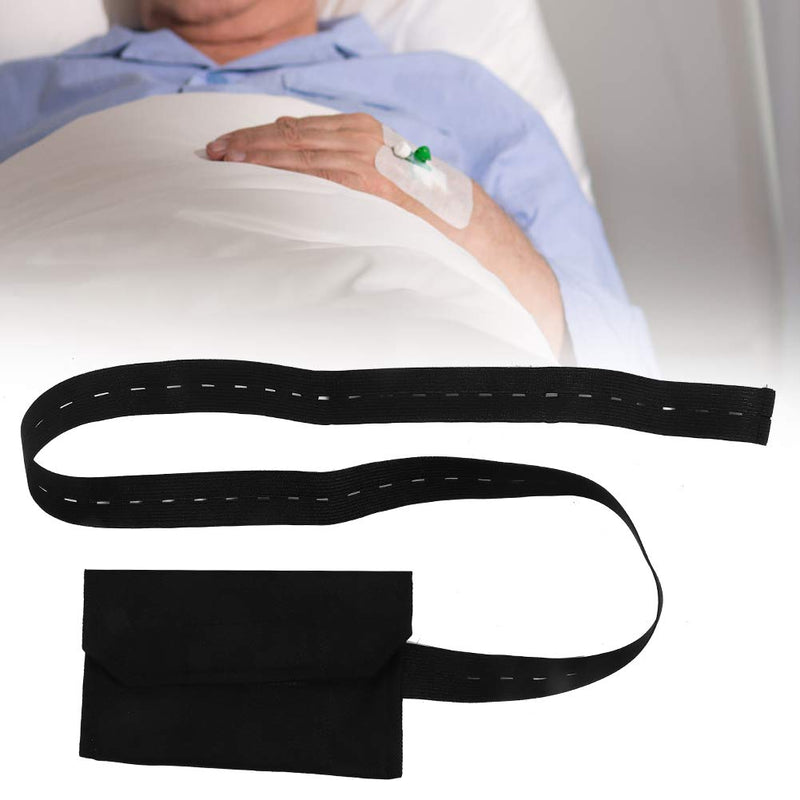 Peritoneal Dialysis Belt Holder Catheter Waist Belt Adjustable Button-Type Peritoneal Dialysis Catheter Belt Peritoneal Tube Protection for Home Protection(Black) Black - NewNest Australia