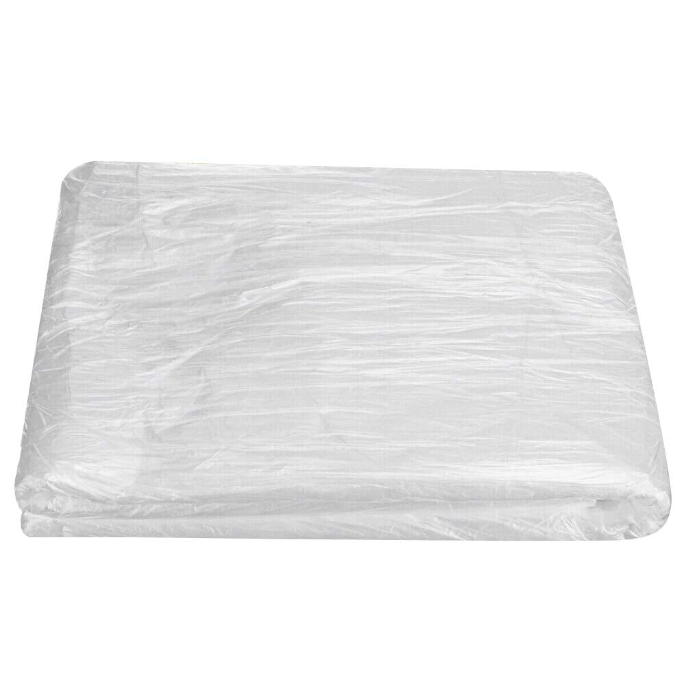 QOONESTL 100pcs Disposable Bed Sheet Covers Couch Cover for Massage Tables Bed, Disposable Bed Sheet Plastic Beauty Treatment Waxing Protect for Massage Tables Bed - NewNest Australia