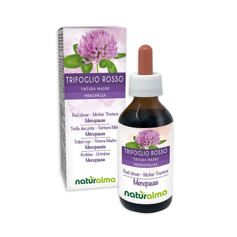 Red Clover (Trifolium pratense) herb with Flowers Alcohol-Free Mother Tincture Naturalma | Liquid Extract Drops 100 ml | Food Supplement | Vegan 100 ml (Pack of 1) - NewNest Australia