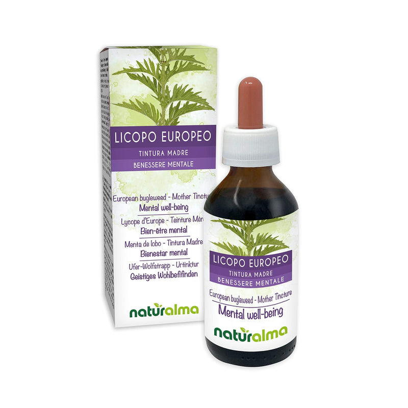 European Bugleweed or Gypsywort (Lycopus europaeus) herb Alcohol-Free Mother Tincture Naturalma | Liquid Extract Drops 100 ml | Food Supplement | Vegan 100 ml (Pack of 1) - NewNest Australia