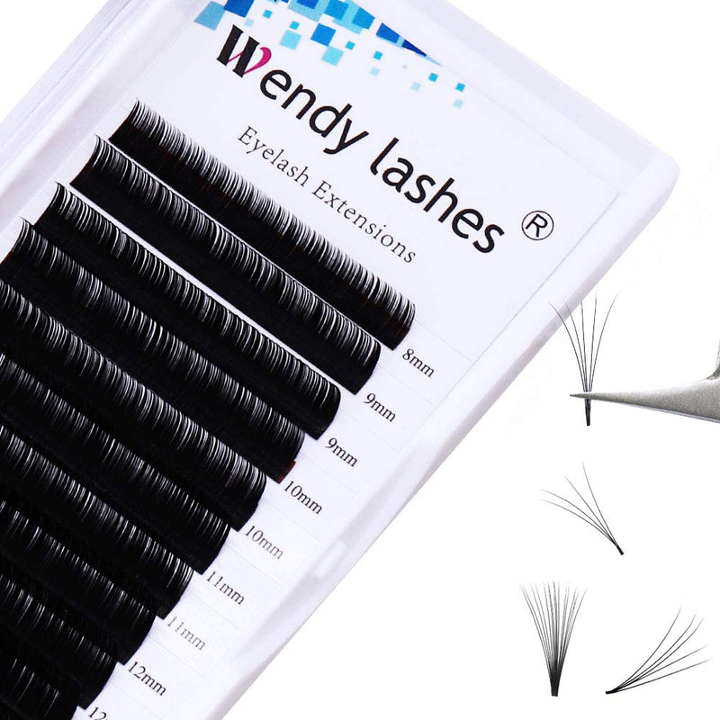 Easy Fan Lashes, C Curl 0.03mm 8-14mm Mixed Self Fanning Eyelash Extensions Easy Fan Russian Lashes 3D 5D 10D Easy Fan Volume Lashes Individual Lash Extension(KH-0.03-C-MIX8-14) MIX(8-14) 0.03mm-C - NewNest Australia