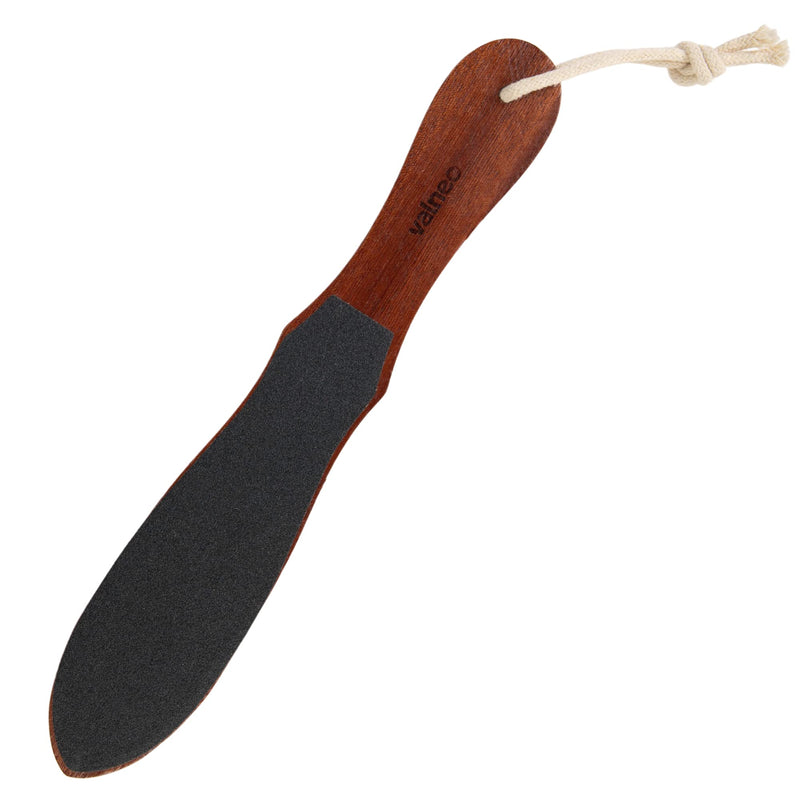 VALNEO Foot File for Hardened or Dry Skin - Coarse and Fine Callus File Made of Rosewood Wood - Wooden Paddle Callus Remover for Hand and Foot Rose Wood - NewNest Australia