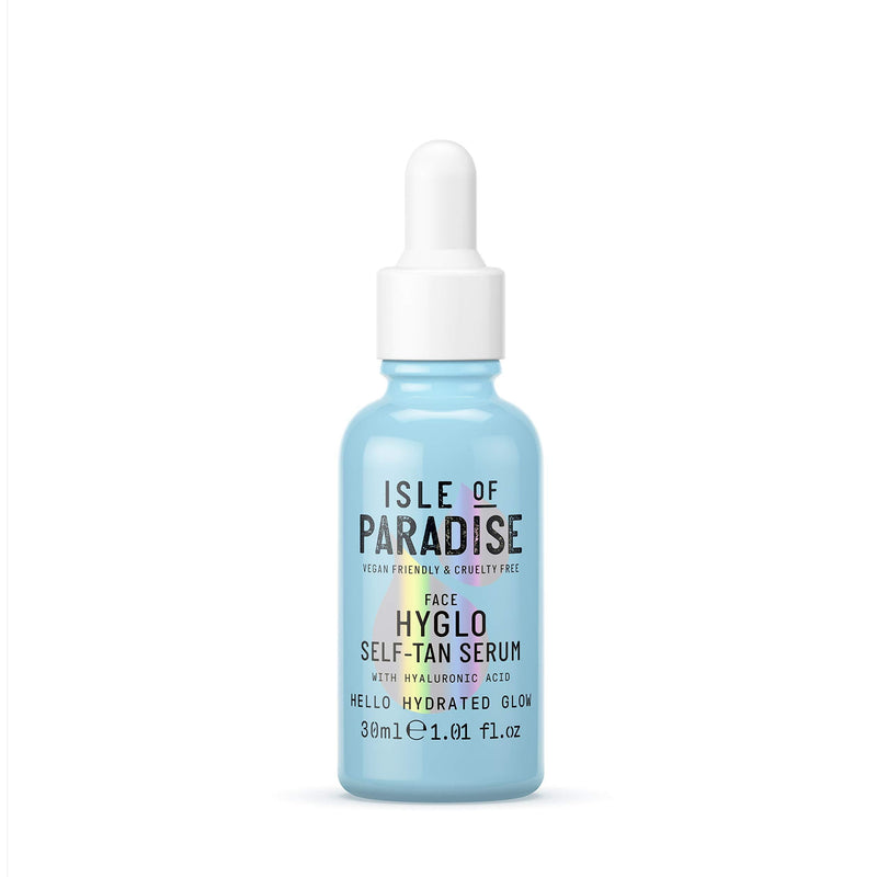 Isle of Paradise HYGLO FACE Fake Tan Serum (30 ml) Gradual Self Tanning Skin Care with Hyaluronic Acid Natural Ingredients & Vegan - NewNest Australia