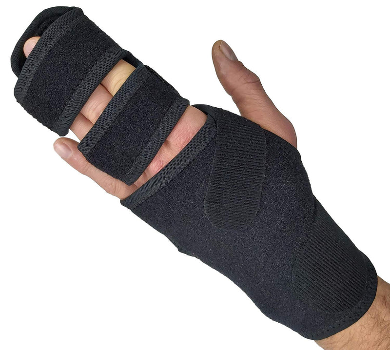 Trigger Finger Splint Finger Brace – Supports Two or Three Fingers. Help Broken Fingers Hand Contractures, Arthritis, Tendonitis, Mallet Fingers or Hand Splint for Metacarpal Fractures (Left - S/M) Left - Small/Med - NewNest Australia