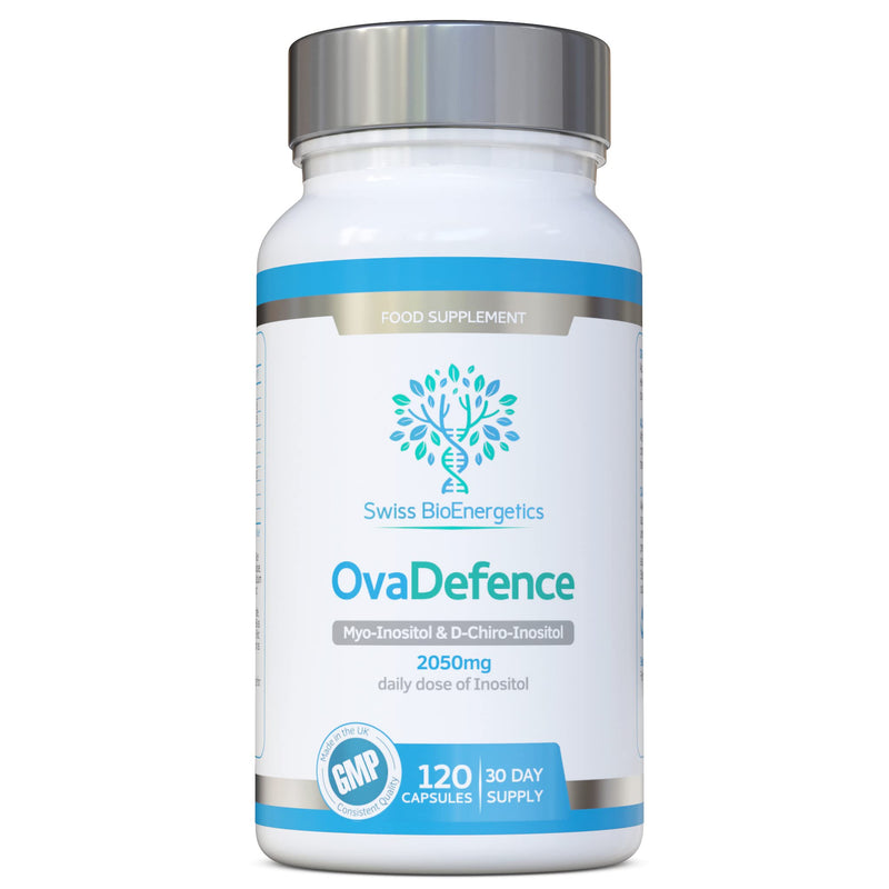 OvaDefence - Inositol 2050mg Daily dose, 120 Capsules, 30 Days Supply – Inositol with Folate, Chromium & Balanced Methylated B Vitamins – Exclusively Manufactured in The UK - NewNest Australia