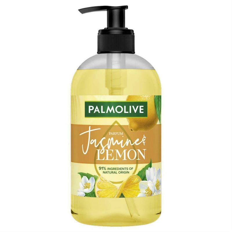 PALMOLIVE - Botanical Jasmine & Lemon Liquid Hand Soap - Delicately Scented Formula - 500ml Soap Dispenser - NewNest Australia