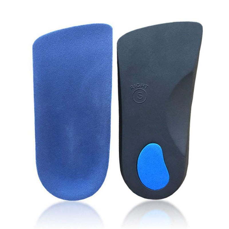 Orthotic Insole Arch Support Insoles Orthotic Inserts 3/4 Length Flat Feet Insoles Shoe Inserts Comfort Cushioning for Men Women Over-Pronation,Plantar Fasciitis, Heel Pain (S 5-6.5) S 5-6.5 - NewNest Australia