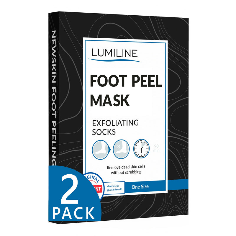 Baby Feet Foot Peel Mask Foot Masks for Men remove hard skin Exfoliating Socks Callus Remover pedicure Exfoliator Foot Peeling Mask Foot Care Kit for cracked Feet Pack 2 Pairs (up to size 12) - NewNest Australia