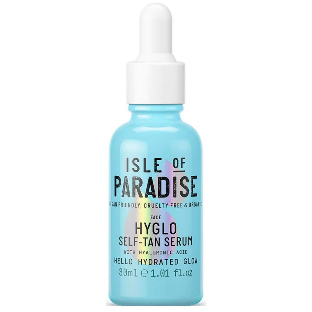 Isle Of Paradise Hyglo Hyaluronic Self-Tan Serum For Face 30ml Travel Size Fake Facial Tan Beauty Kit For An Instant Summer Glow - NewNest Australia