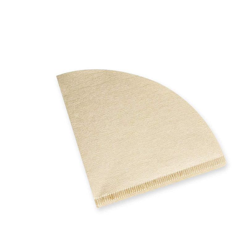 Coffee Filter Papers, 40 Pcs Wood Color Cone Disposable Unbleached Natural Filter - NewNest Australia