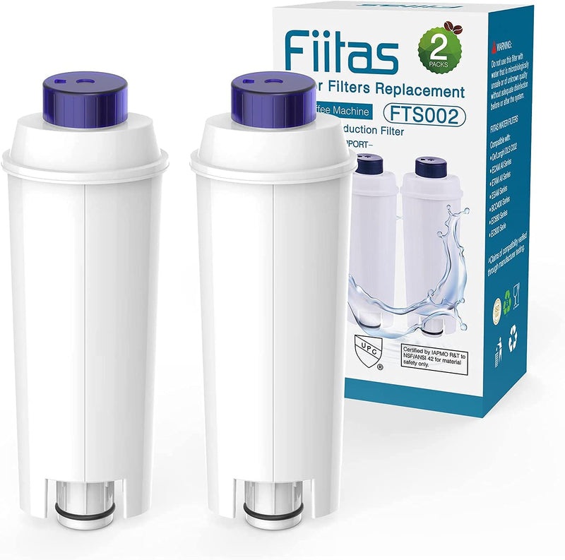 Fiitas Water Filter for Delonghi Coffee Machine Filter Replacement Compatible with Magnifica s Dinamica ECAM (Packs of 2) - NewNest Australia