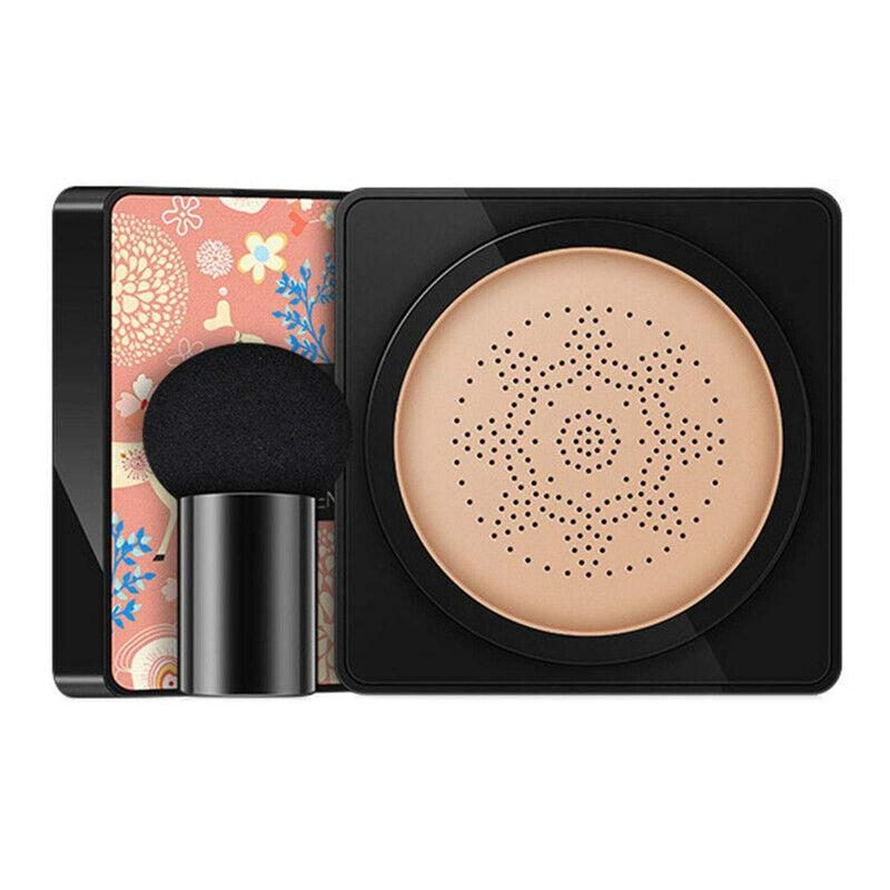 Mushroom Head Air Cushion Foundation CC Cream Water Feeling Flawless BB Cream Moisturizing Oil Control, Lightweight & Smoothing Natural Concealer (Natural) - NewNest Australia