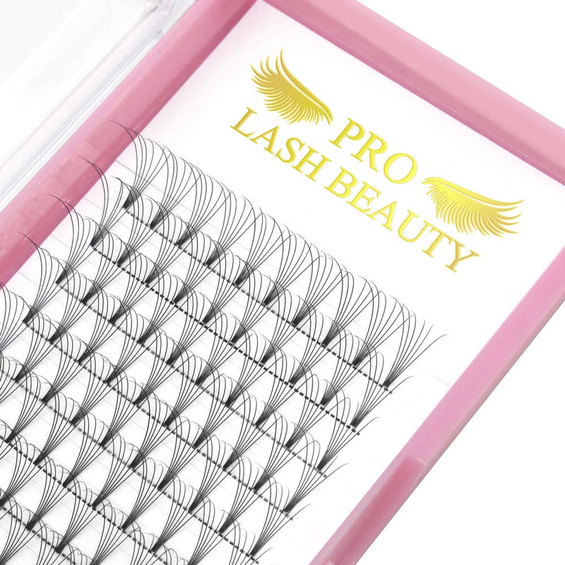 Pre Made Fan Eyelash Extensions 6D-C-0.07-14mm Short Stem Premade Fans Eyelash Extension Pre Fanned Russian Volume Lashes 0.07 0.10 Lash Extensions (6D-C-0.07-14) 14 mm - NewNest Australia