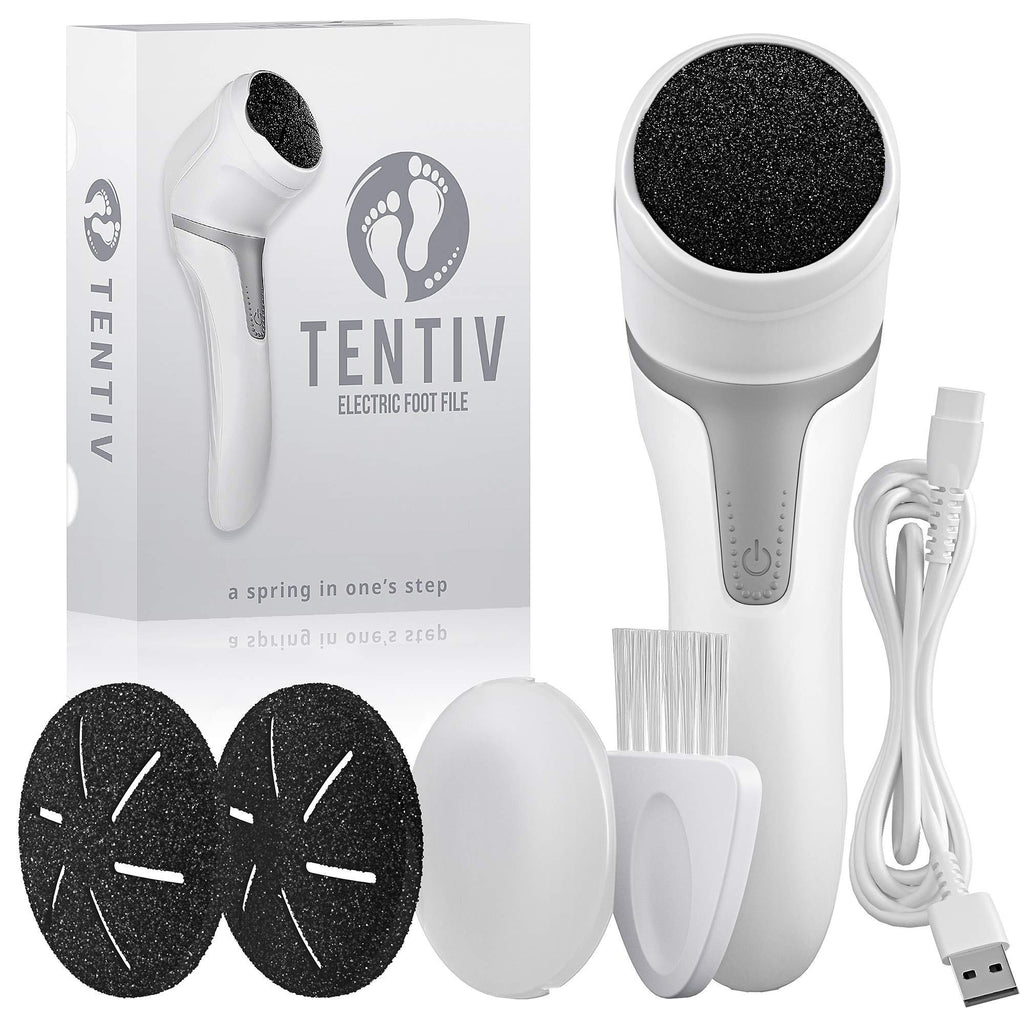 Tentiv Electric Foot File, Pedicure Set Hard Dead Skin Callus Remover for feet - NewNest Australia