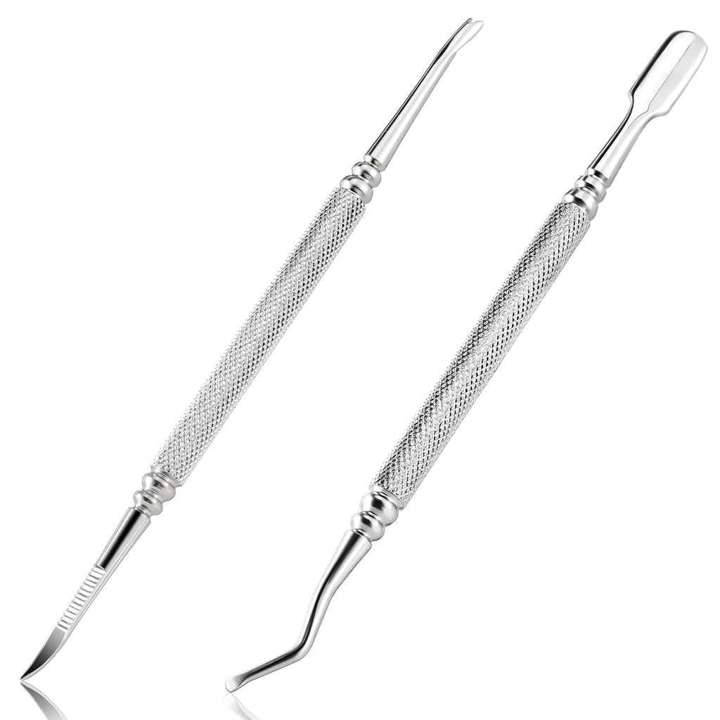 BEZOX 2pcs Ingrown Toenails Set with Cuticle Pusher and Cuticle Remover, Professional Ingrown Toenails File and Ingrown Lifter Kit, Nail Art Tools Cuticle Remover & Trimmer - NewNest Australia