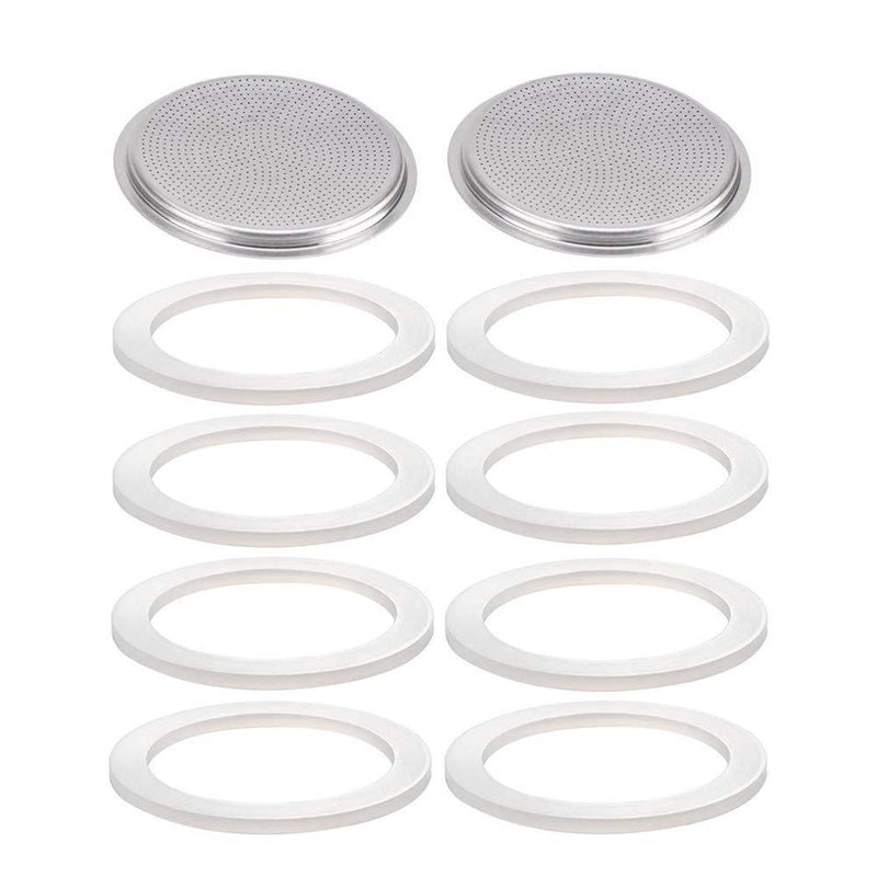 Hpamba Coffee Head Seal Seal Ring for Espresso Coffee Sealing Ring Accessory Part Coffee Silicone Rings Gaskets Coffee Coffee Replacement Gasket Seal Rings and Filter Brew Head Gasket Ring 10 Pieces - NewNest Australia