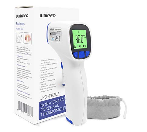 Digital Thermometer Non-Contact Infrared Thermometer Suitable for Adults and Baby, Instant Reading Indoor and Outdoor Use, LCD Screen, Readings Storage, Ear and Forehead Non-Contact - NewNest Australia