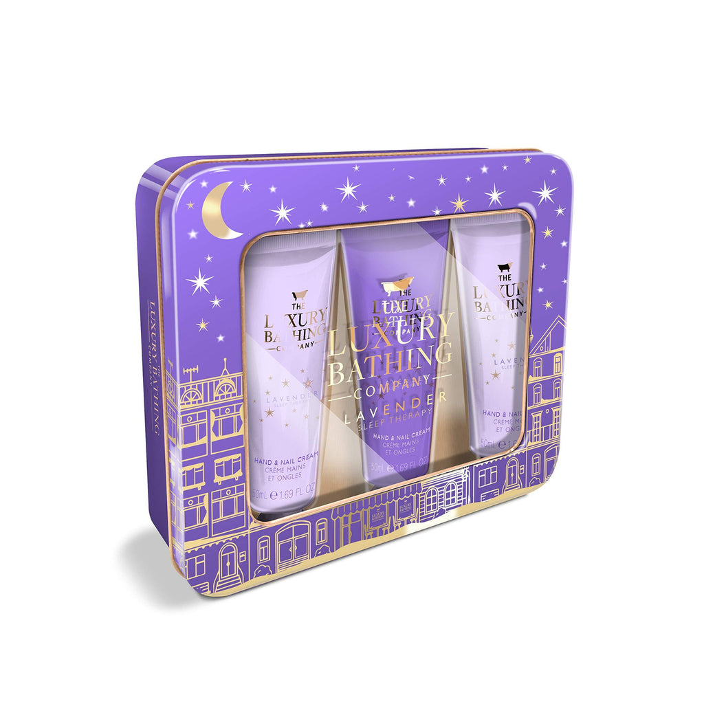 The Luxury Bathing Company Heavenly Tin Set. 3 x 50ml Hand & Nail Cream - NewNest Australia