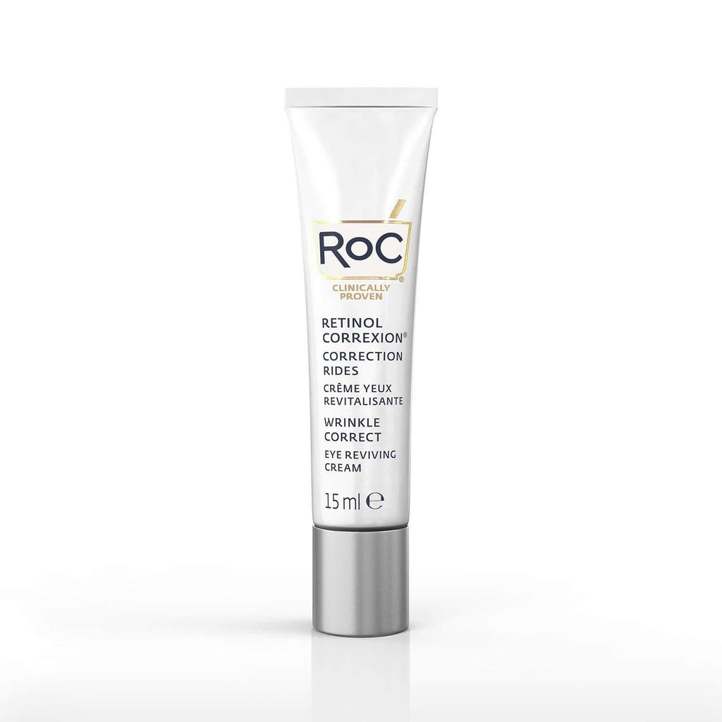 RoC - Retinol Correxion Wrinkle Correct Eye Reviving Cream - Anti-Wrinkle and Ageing - With Retinol and Hyaluronic Acid - Fragrance-free - 15 ml - NewNest Australia