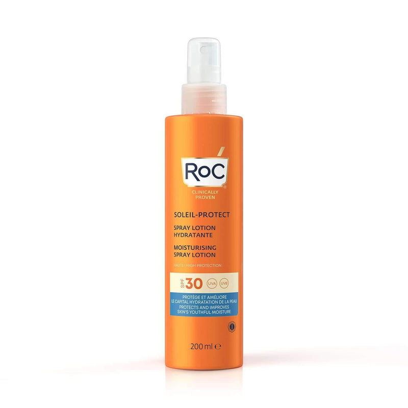 RoC - Soleil-Protect Moisturising Spray Lotion SPF 30 - Non-Greasy Sunscreen - High Protection - Water Resistant - 200 ml - NewNest Australia
