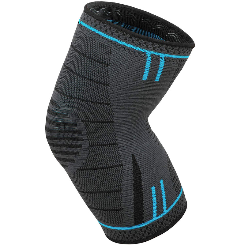KGONE Knee Support, Breathable Anti-Slip Knee Compression Sleeve for Men & Women, Knee Support Brace for Joint Pain Relief, Arthritis, Recovery, Running, Basketball, Walking, Sports (Single Wrap) L (Pack of 1) - NewNest Australia