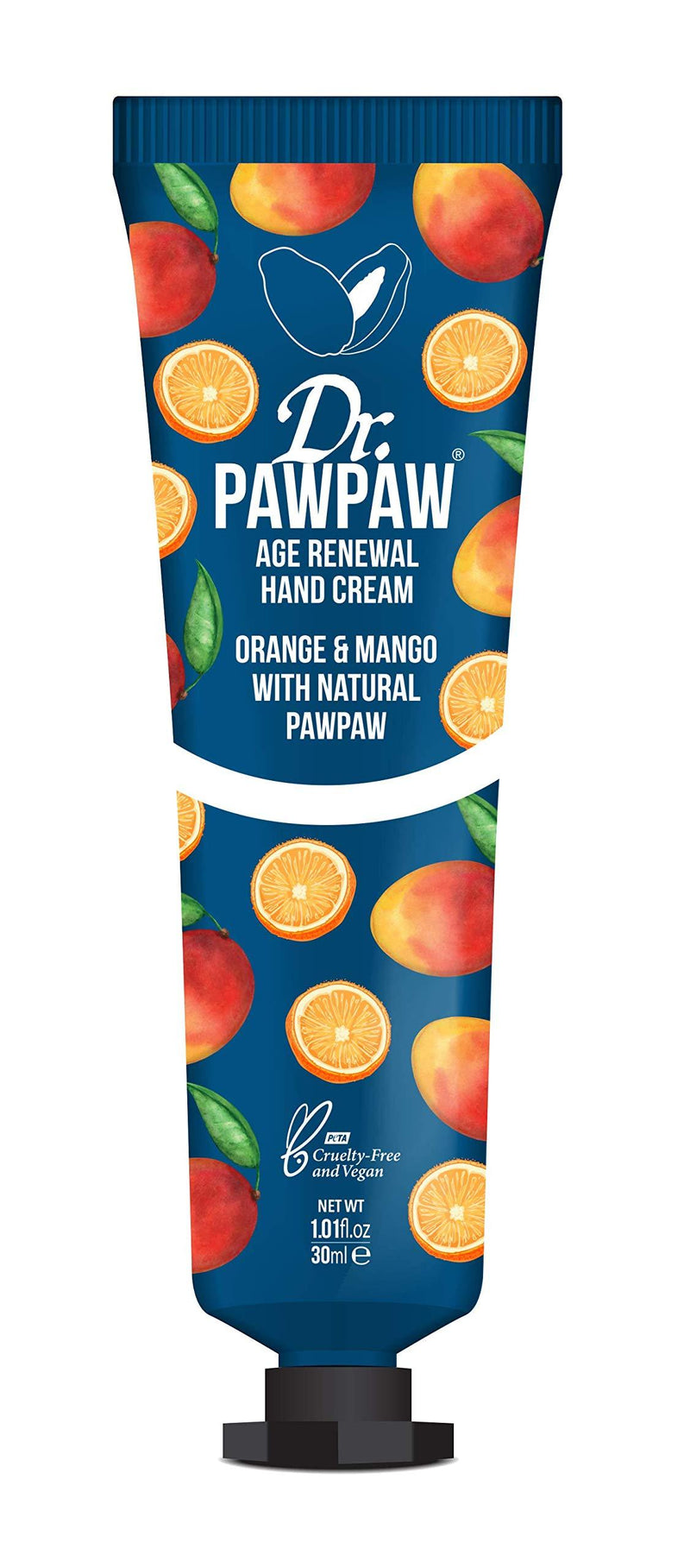 Dr. PAWPAW Age Renewal Hand Cream Orange & Mango 30ml - Multi-Purpose Cream, PawPaw Hand Cream, Vegan Hand Cream, Natural Hand Cream, Natural Beauty, Vegan Beauty - NewNest Australia