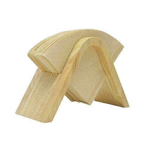 POEFT Wooden Coffee Filter Paper Container Holder For Kitchen Bar Cafes Bar Coffee Shop Filter Paper Holder 1# - NewNest Australia